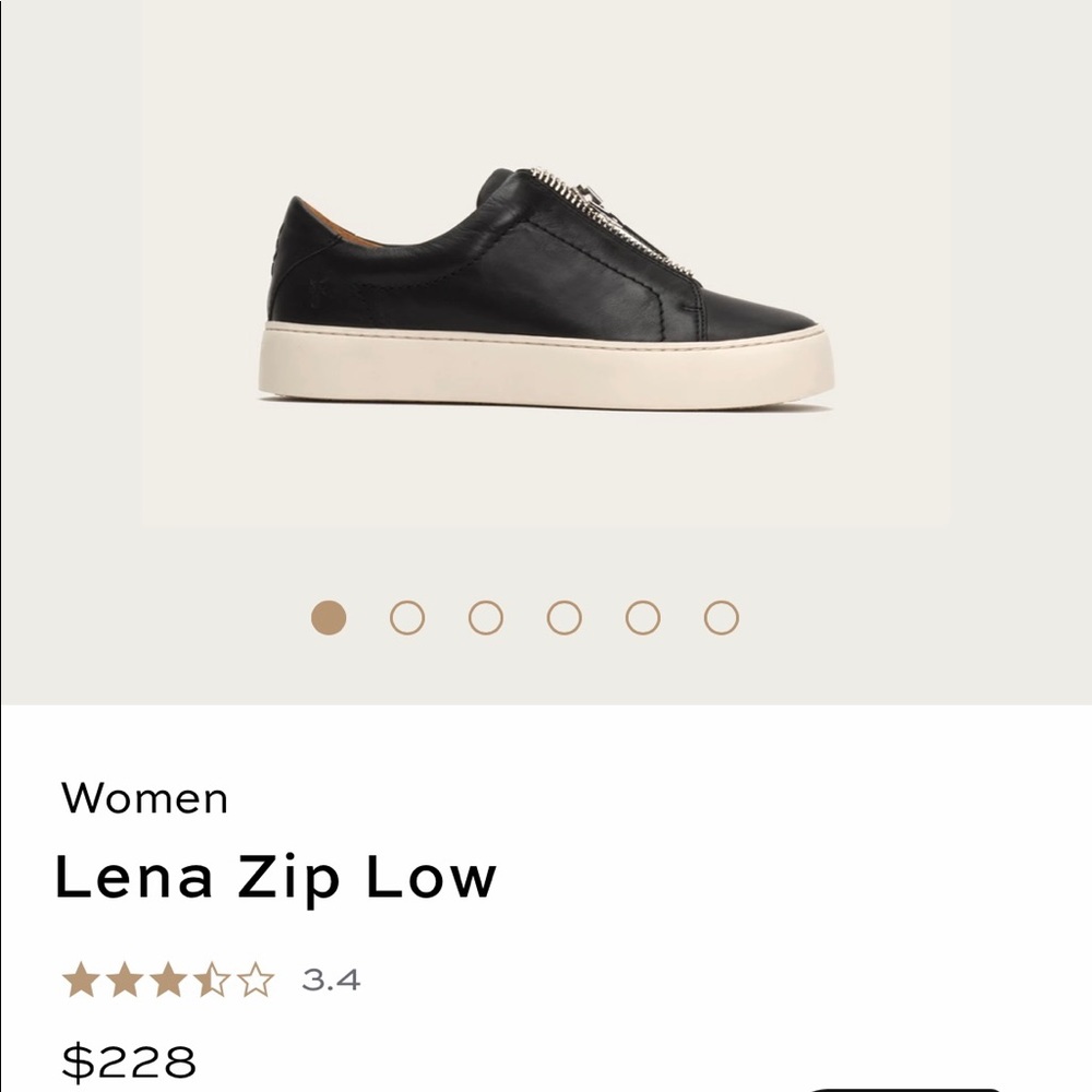 Frye Lena Zip Low Sneakers